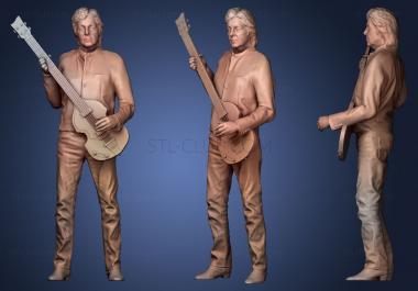 3D model Paul Mc Cartney (STL)